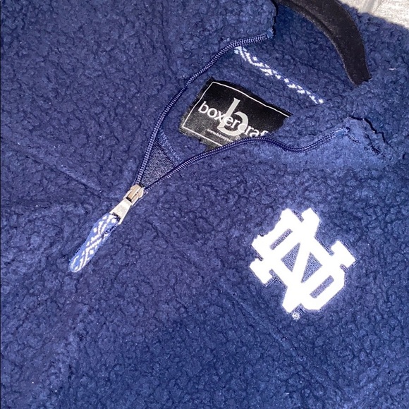 boxercraft Tops - Notre Dame Sherpa Pullover